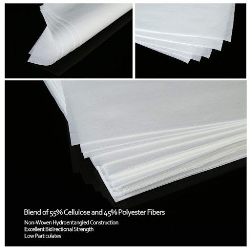 Non woven cleanroom wipers
